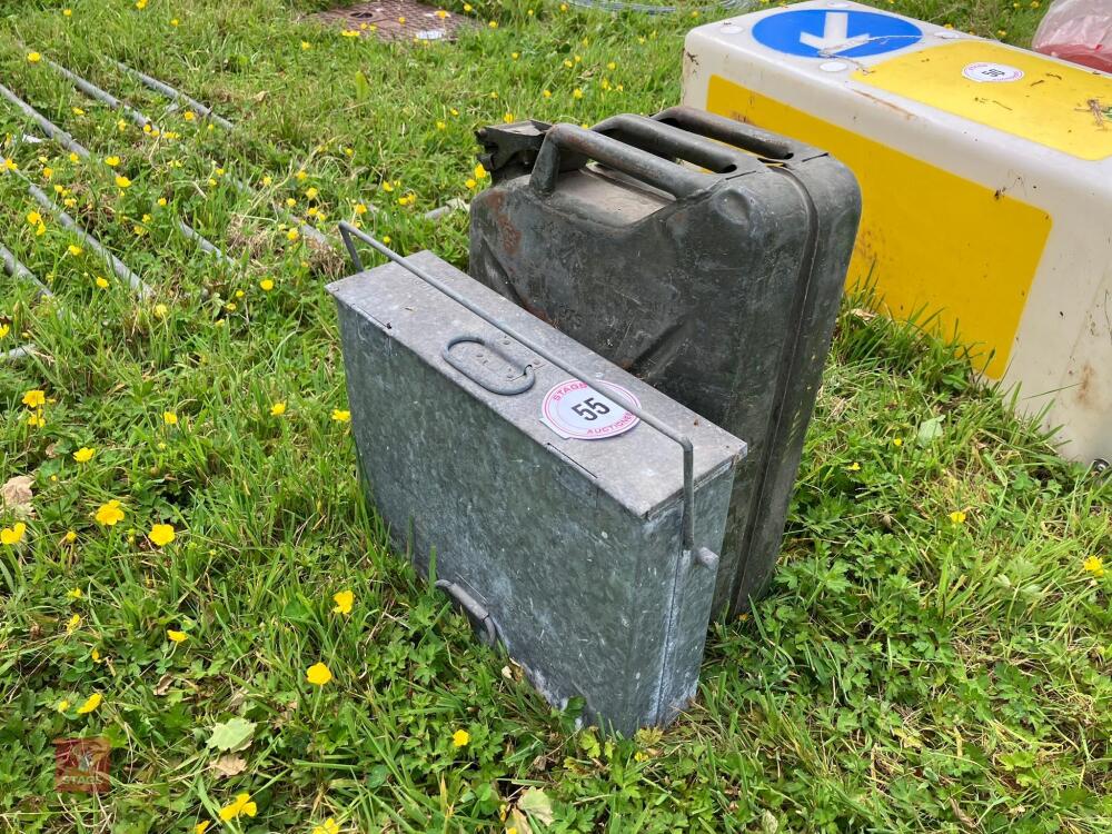 JERRY CAN & METAL BOX