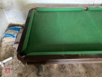 RILEY HOME BILLIARD TABLE - 9