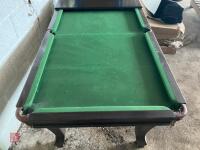RILEY HOME BILLIARD TABLE - 12