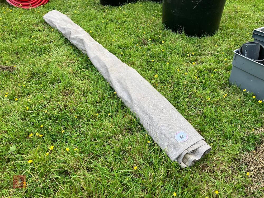 PLASTIC SHEET WITH EYELETS