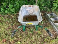 METAL WHEELBARROW