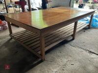 VERY LARGE MATERIAL CUTTING TABLE - 2