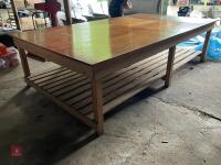 VERY LARGE MATERIAL CUTTING TABLE - 3