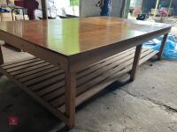 VERY LARGE MATERIAL CUTTING TABLE - 4