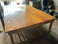 VERY LARGE MATERIAL CUTTING TABLE - 6