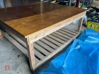 VERY LARGE MATERIAL CUTTING TABLE - 9