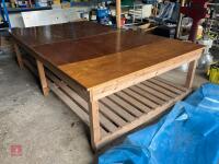 VERY LARGE MATERIAL CUTTING TABLE - 10