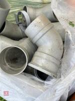 QTY OF 4'' EARTH PIPE JOINERS - 7