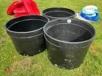 3 LARGE TITAN TROUGH/PLANTER