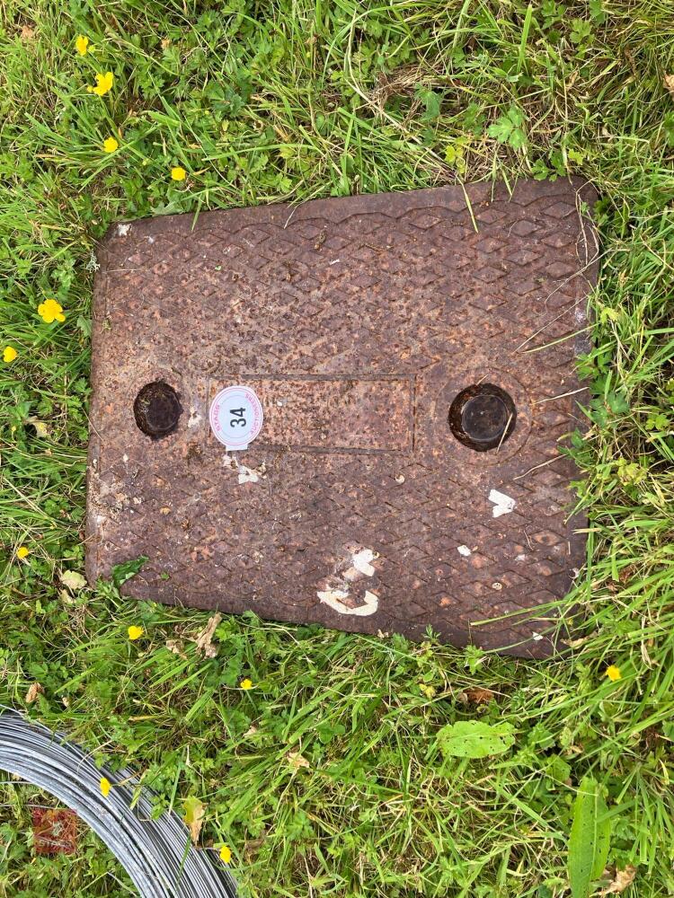C.I MANHOLE COVER