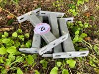 4 GALVANISED BRACKETS - 2