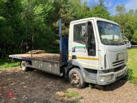 2004 FORD IVECO 10T FLATBED LORRY
