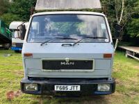 1989 MAN 8.150 7.5T FLATBED LORRY - 4
