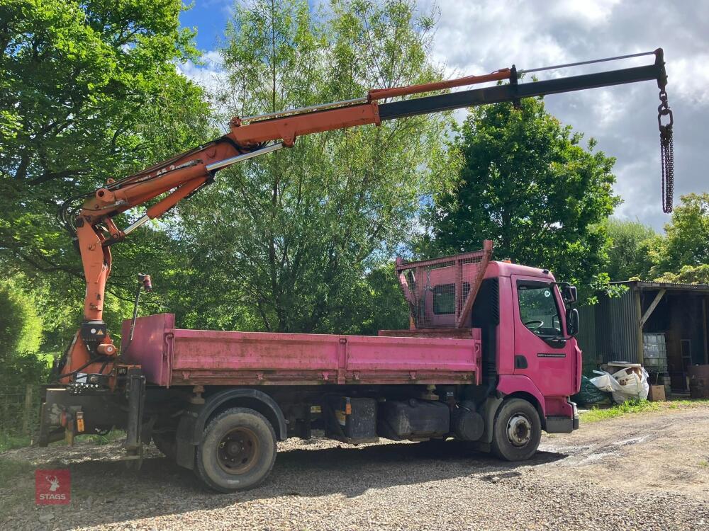 2006 RENAULT 7.5T HIAB TIPPING LORRY