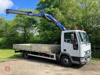 2003 IVECO 7.5T HIAB FLATBED LORRY - 2