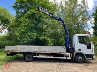 2003 IVECO 7.5T HIAB FLATBED LORRY - 4