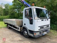 2003 IVECO 7.5T HIAB FLATBED LORRY - 7