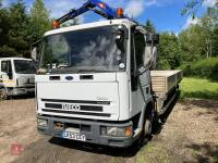 2003 IVECO 7.5T HIAB FLATBED LORRY - 36
