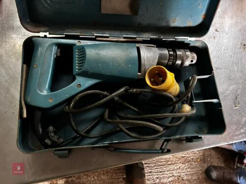 110V MAKITA HAMMER DRILL