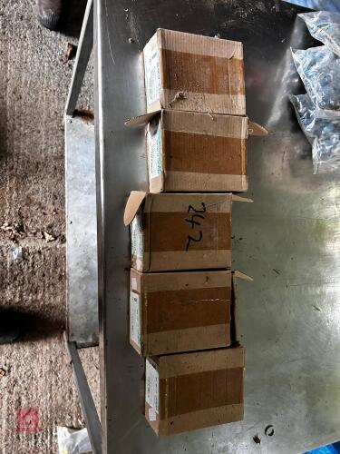 5 BOXES OF VARIOUS ROUND HEAD SCREWS
