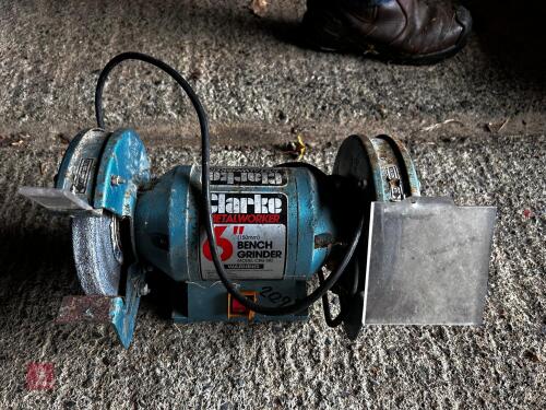 CLARKE 6'' BENCH GRINDER