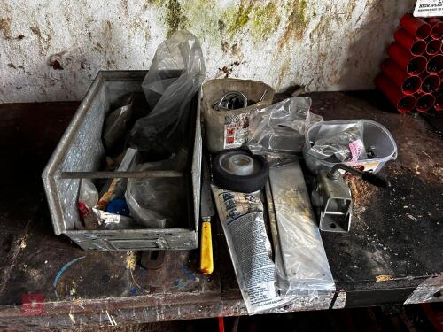 TUB OF BOLTS, TIE DOWN BRACKETS & CLIPS
