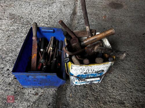 QTY OF WORKSHOP HAND TOOLS