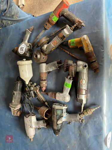 QTY OF VARIOUS AIR TOOLS