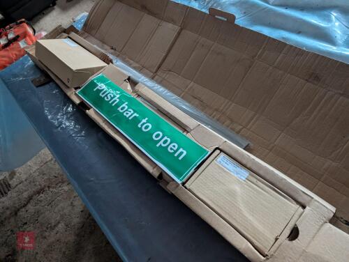 PUSH BAR ESCAPE LATCH FOR FIRE EXIT DOOR