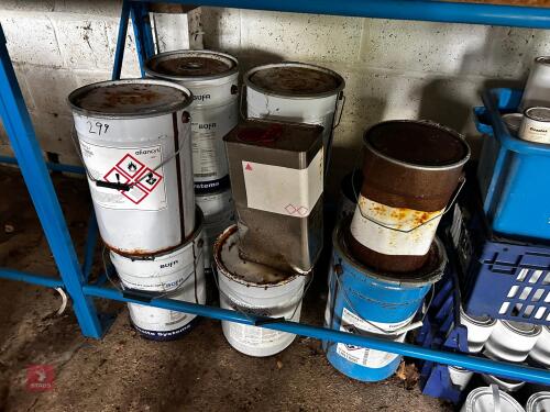 11 DRUMS OF MASONRY PAINT