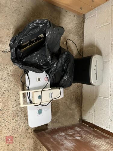 TROUSER PRESS, SHREDDER & PRINTERS