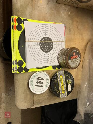 AIR RIFLE TARGETS & PELLETS
