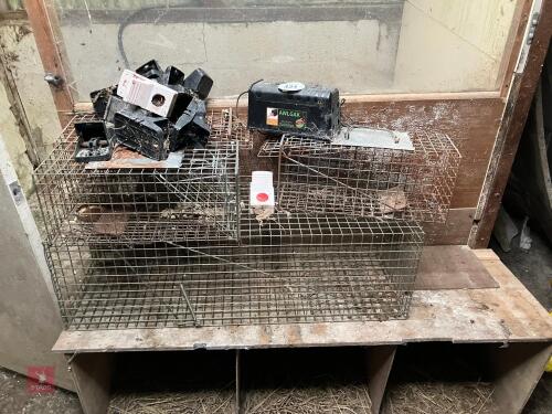 SELECTION OF MIXED VERMIN TRAPS
