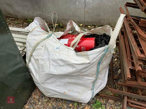 DUMPY BAGOF FIRE EXTINGUISHERS