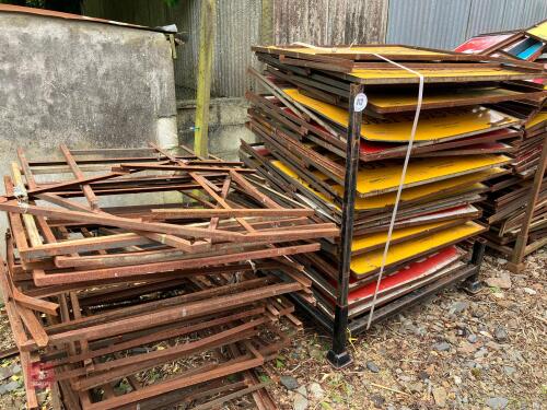 STILLAGE OF ROAD SIGNS