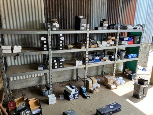 4 BAYS OF PALLET RACKING
