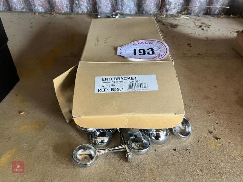 50 CHROME PLATED END BRACKET