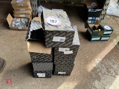 9 BOXES OF DEADBOLT LATCHES