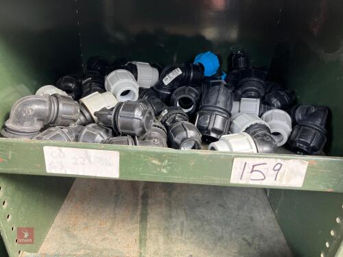 MIXED 20MM + 25MM PIPE FITTINGS