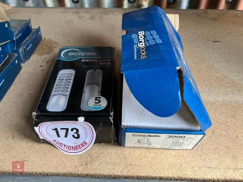 2 DIGITAL DOOR LOCKS