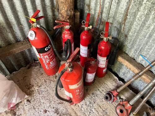 6 FIRE EXTINGUISHERS