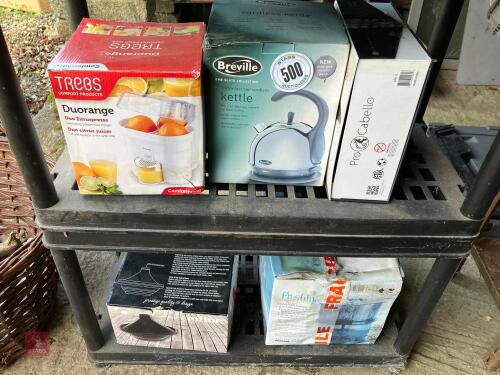 JUICER, KETTLE & HAIR DRIER