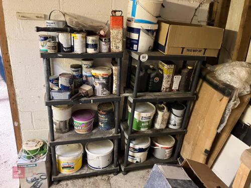 MIXED PAINTS, CROCOTE, ETC