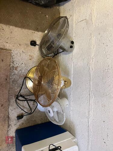 3 ELECTRIC FANS