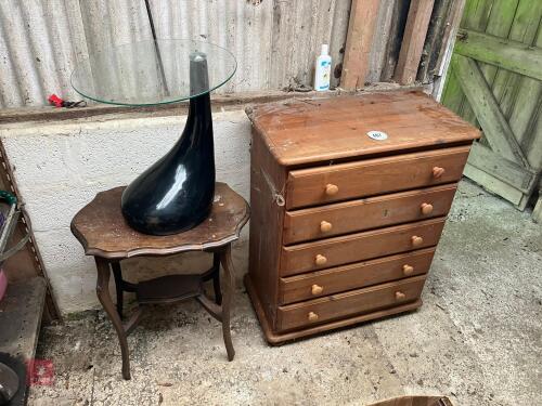 PINE CHEST OF DRAWERS