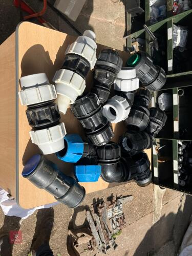 13 MIXED PIPE FITTINGS