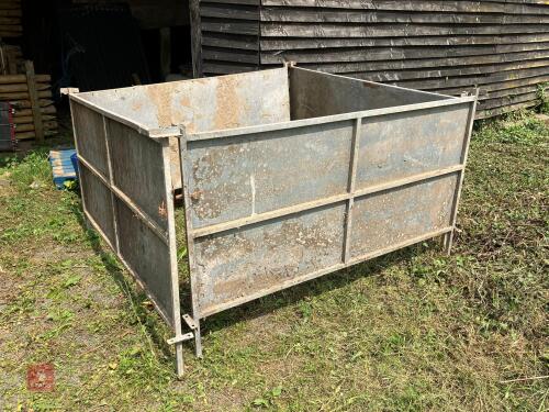4 X 6' SHEETED GALVANISED PANELS