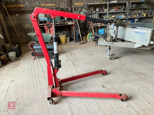 SEALEY 1 TON FOLDING CRANE
