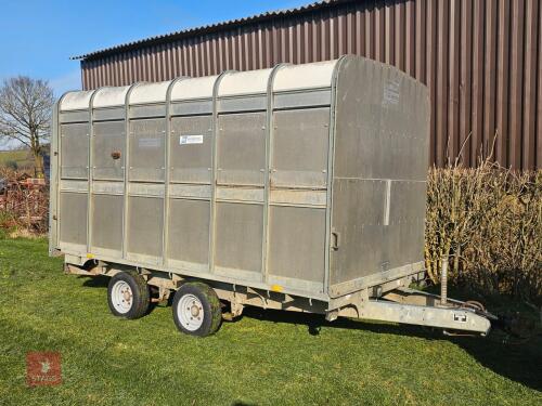 IFOR WILLIAMS DP120 LIVESTOCK TRAILER