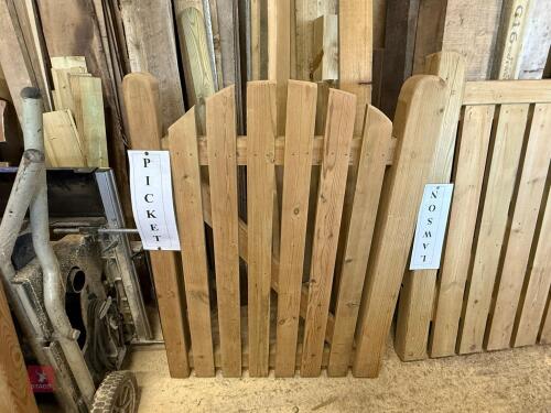 MORTISE & TENON PICKET GATE